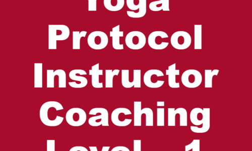 Yoga Protocol Instructor Coaching – Level – 1 (Yoga Education and Training)