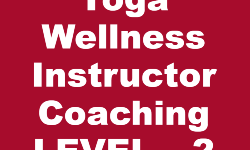 Yoga Wellness Instructor Coaching – LEVEL – 2 (Yoga Education and Training)