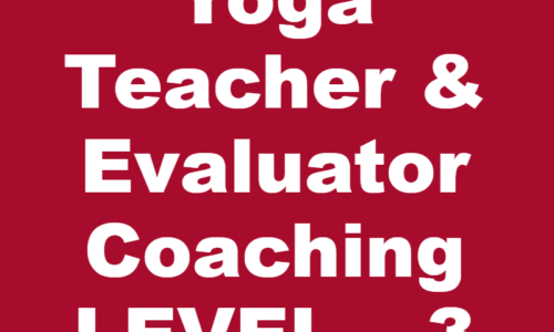 Yoga Teacher & Evaluator Coaching – LEVEL – 3 (Yoga Education and Training) – March Batch