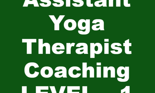 Assistant Yoga Therapist Coaching – LEVEL – 1 (Yoga Therapy)