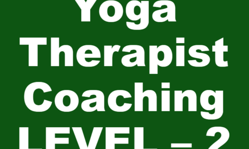 Yoga Therapist Coaching – LEVEL – 2 (Yoga Therapy)